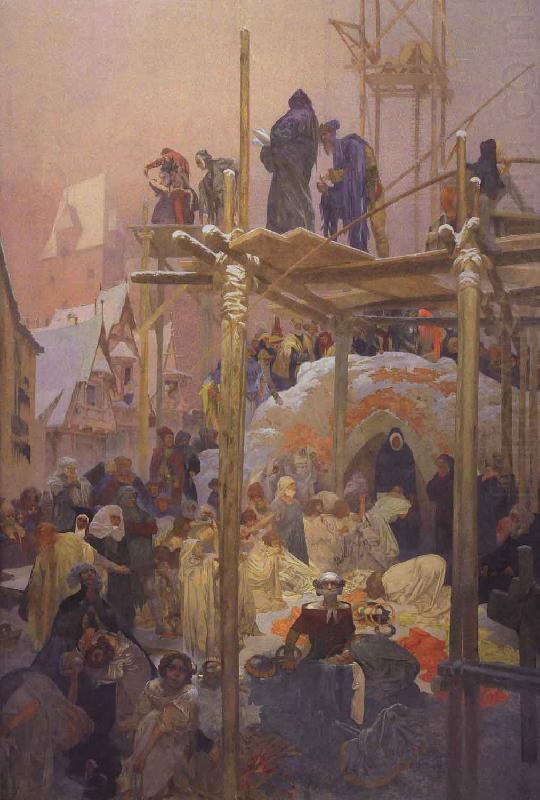 A Brothel Converted to a Convent, Alfons Mucha